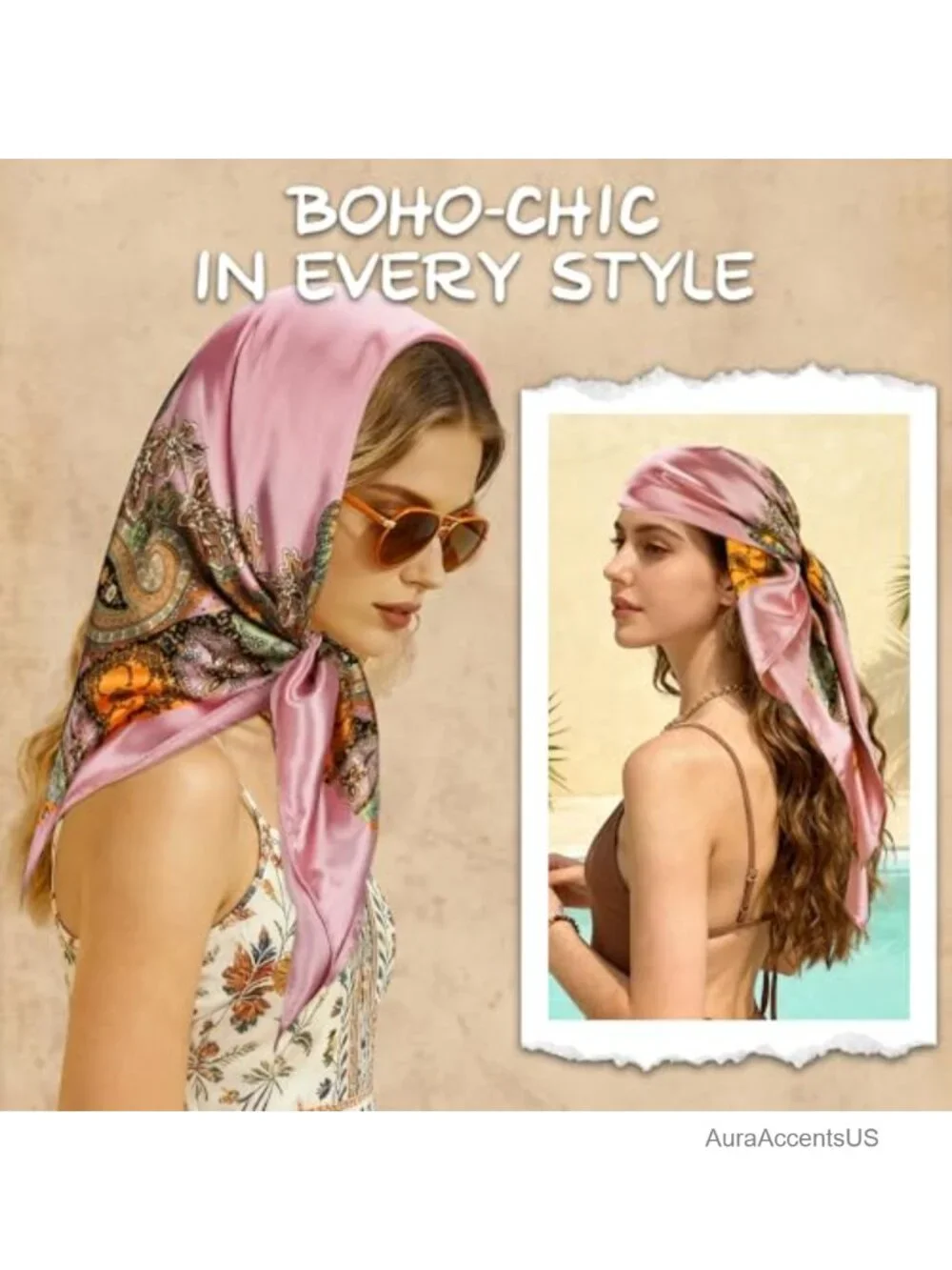 Square Satin Scarf – 35